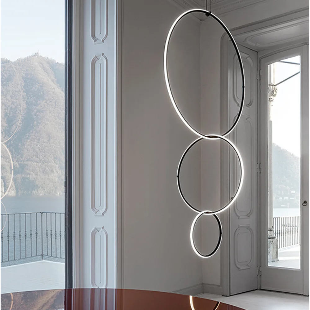 Suspension Arrangements Round, Black, large Flos