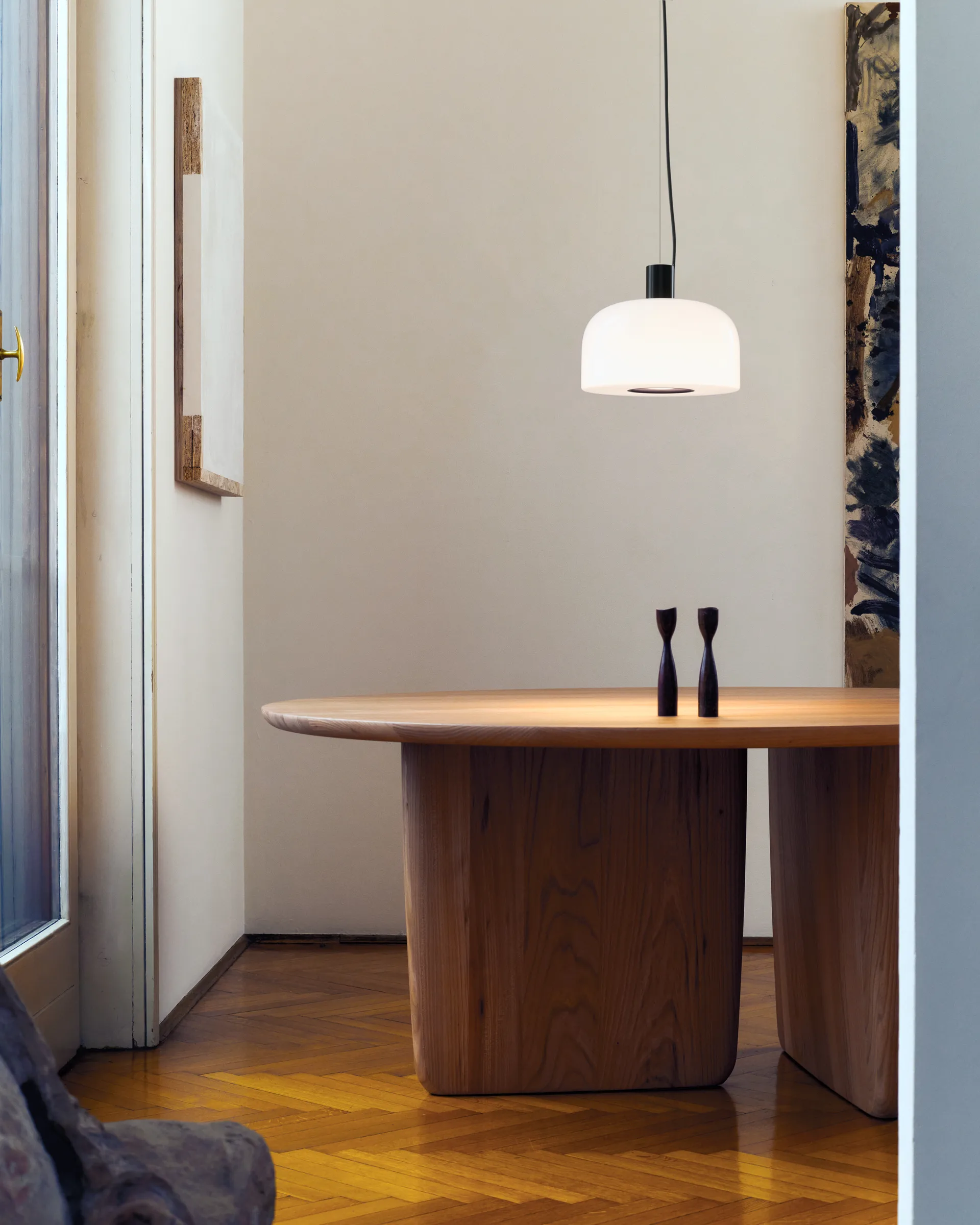 Suspension Bellhop Glass S1, Cioko Flos