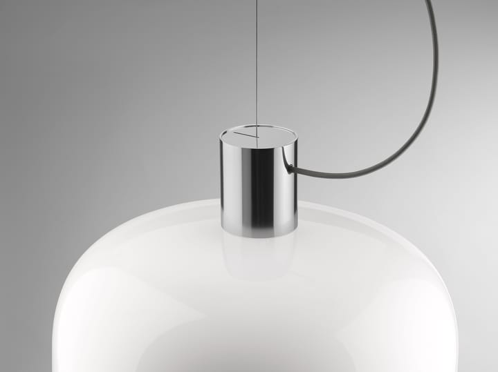Suspension Bellhop Glass S2, Bright aluminum Flos