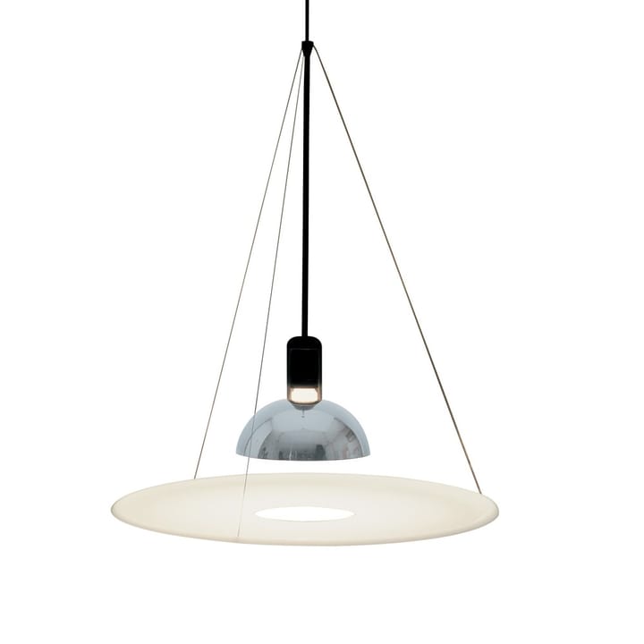 Suspension Frisbi - Verre opale blanc - Flos