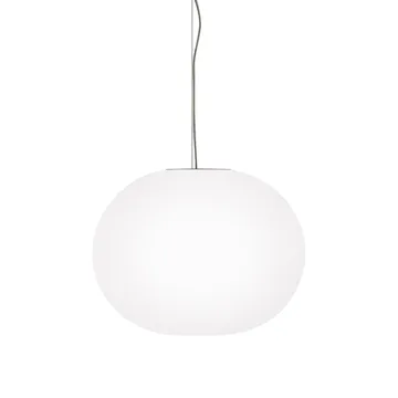 Suspension Glo-ball S2 - Verre opale blanc - Flos