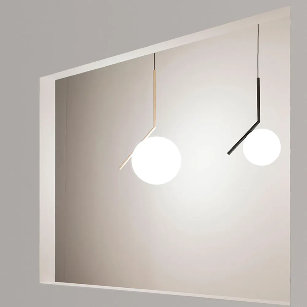 Suspension IC lights S1, Chrome-opale Flos