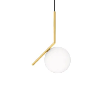 Suspension IC lights S1 - Laiton brossé-opale - Flos