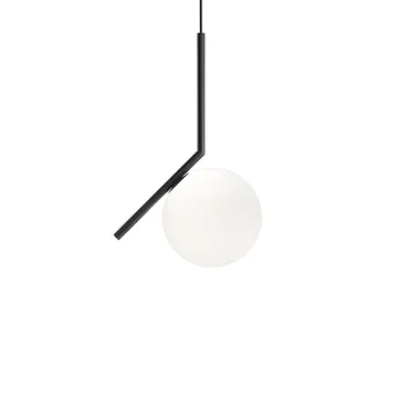 Suspension IC lights S1 - Noir-opale - Flos