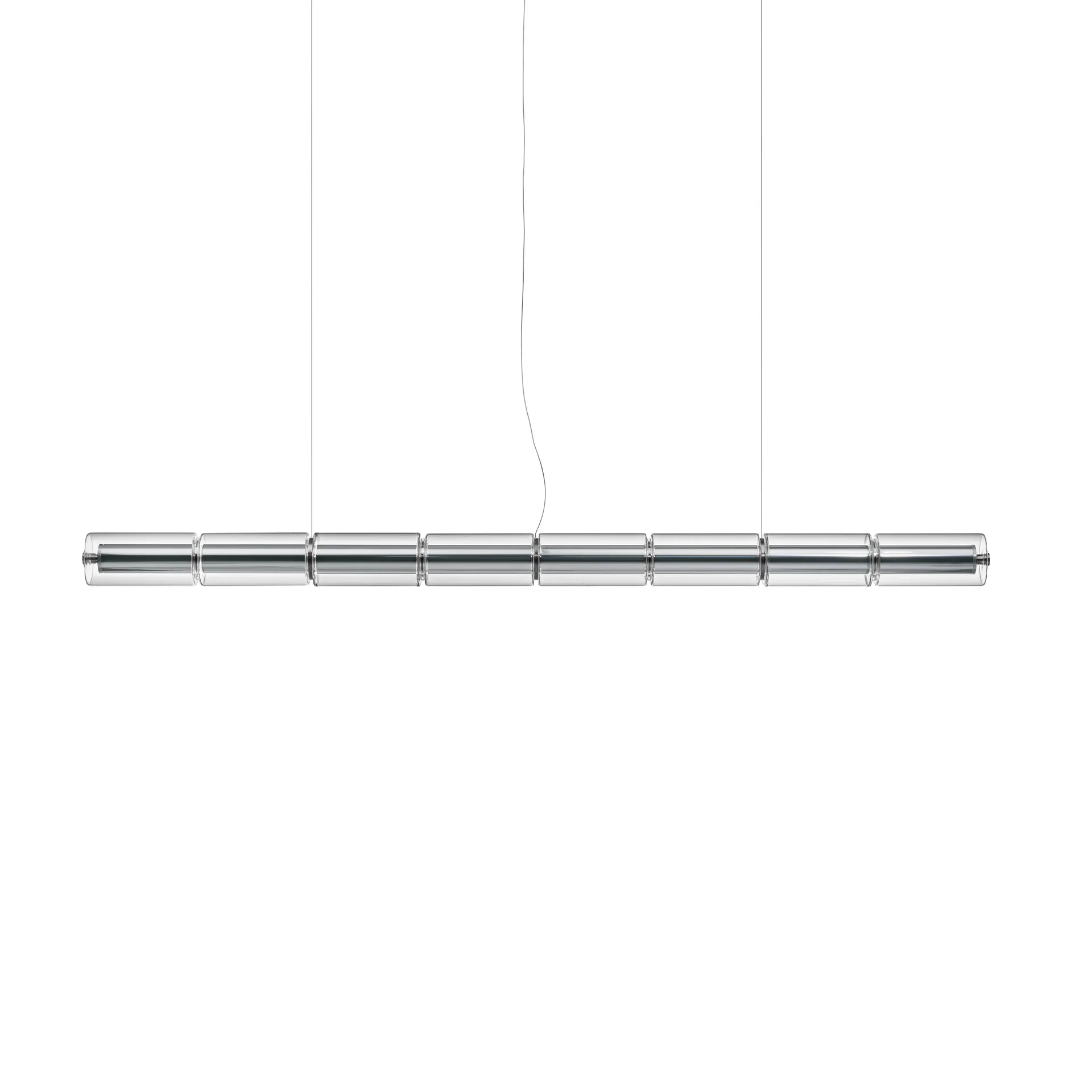 Suspension Luce Cilindrica S1 165,6 cm, Glass Flos