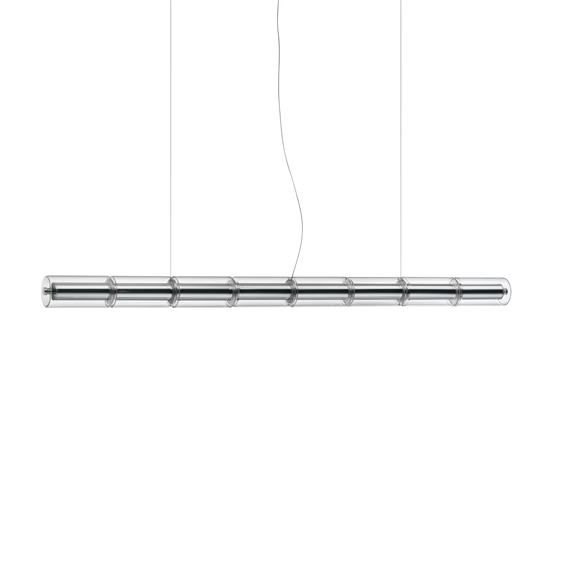 Suspension Luce Cilindrica S1 165,6 cm, Glass Flos