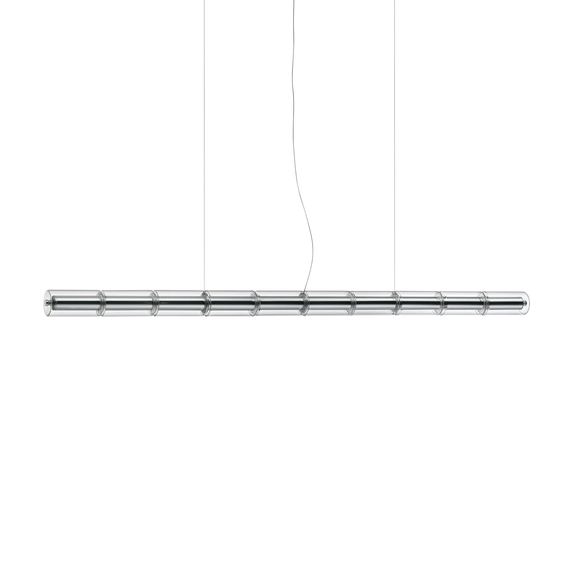 Suspension Luce Cilindrica S2 207,2 cm, Glass Flos