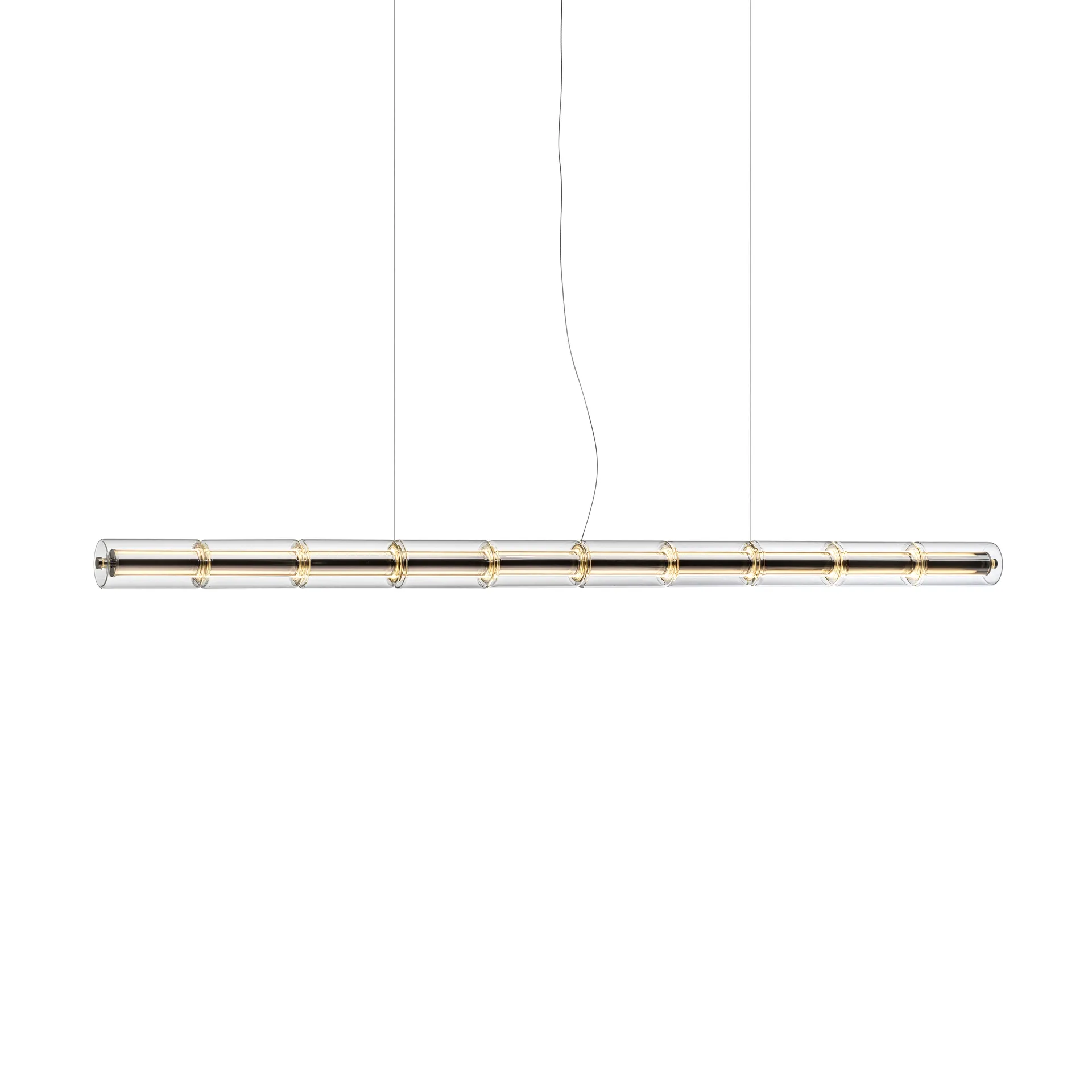 Suspension Luce Cilindrica S2 207,2 cm, Glass Flos