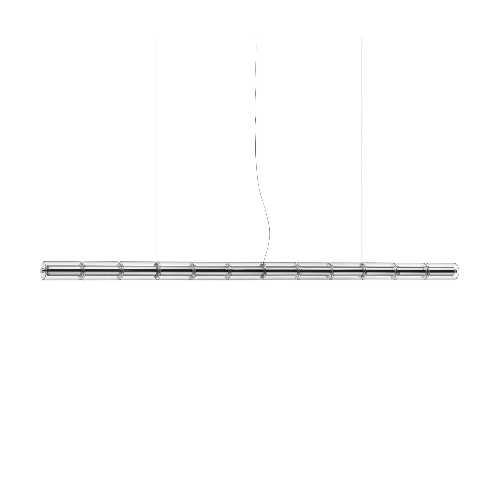 Suspension Luce Cilindrica S3 248,8 cm, Glass Flos