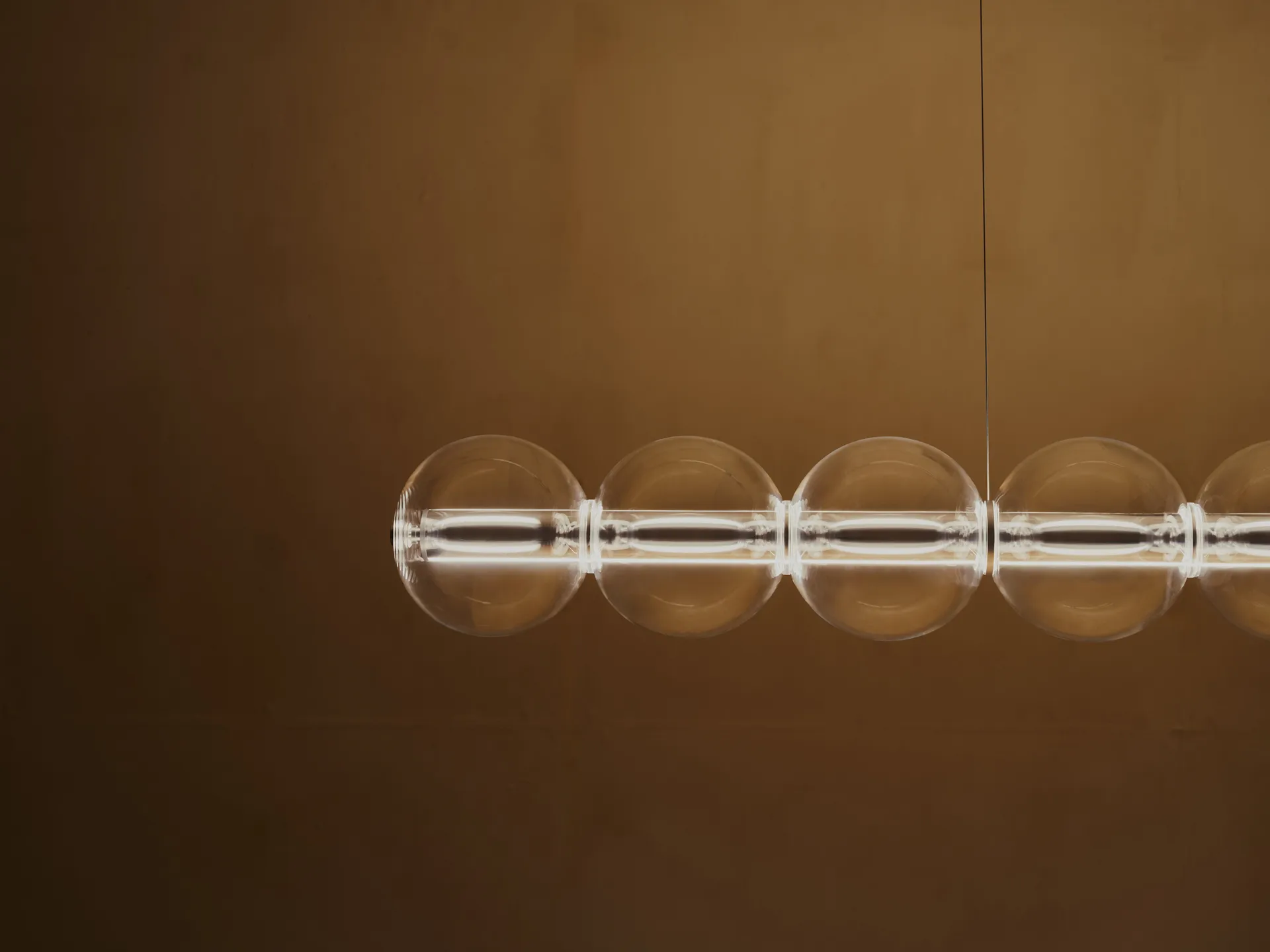 Suspension Luce Sferica S1 165,6 cm, Glass Flos