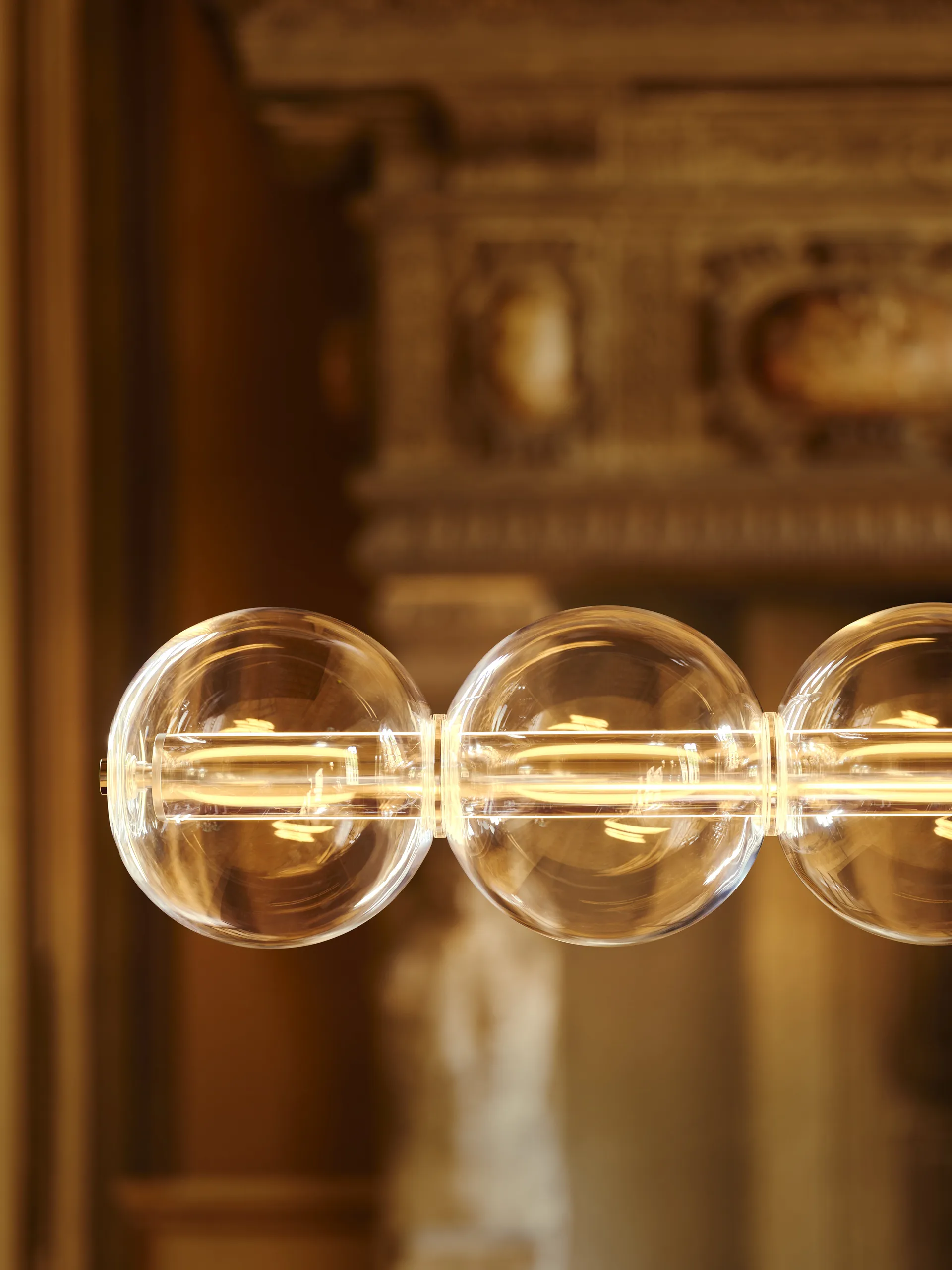 Suspension Luce Sferica S1 165,6 cm, Glass Flos