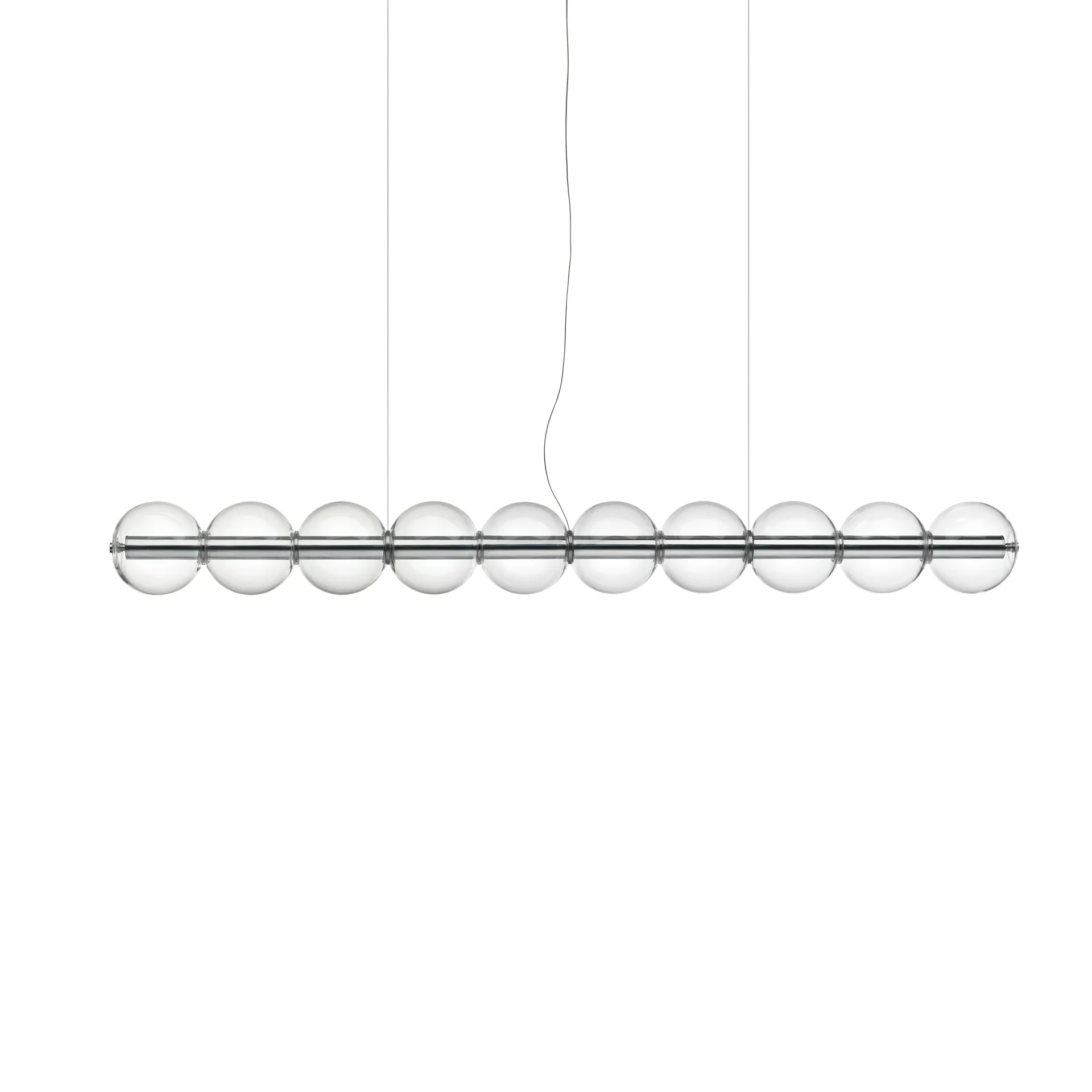 Suspension Luce Sferica S2 207,2 cm, Glass Flos