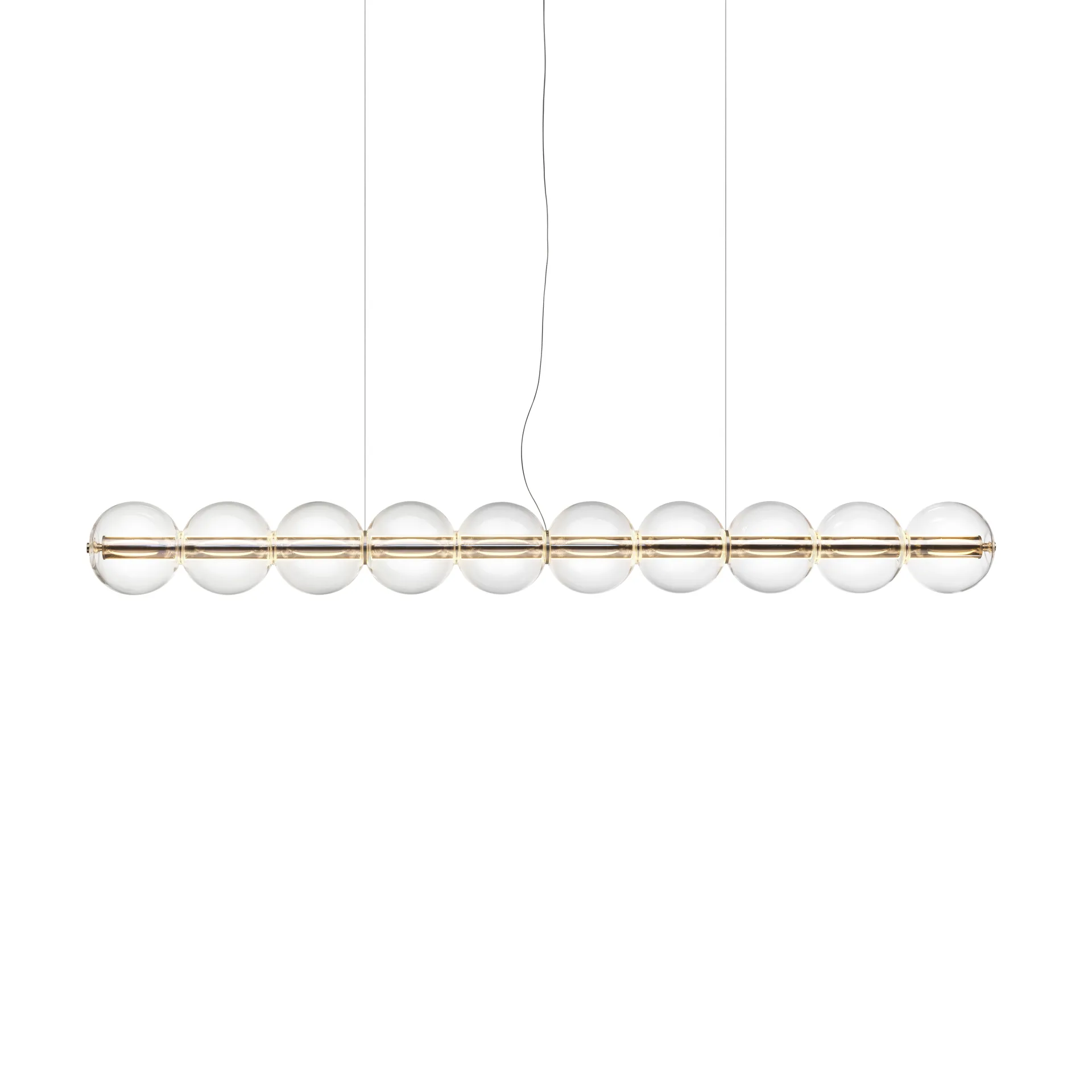 Suspension Luce Sferica S2 207,2 cm, Glass Flos