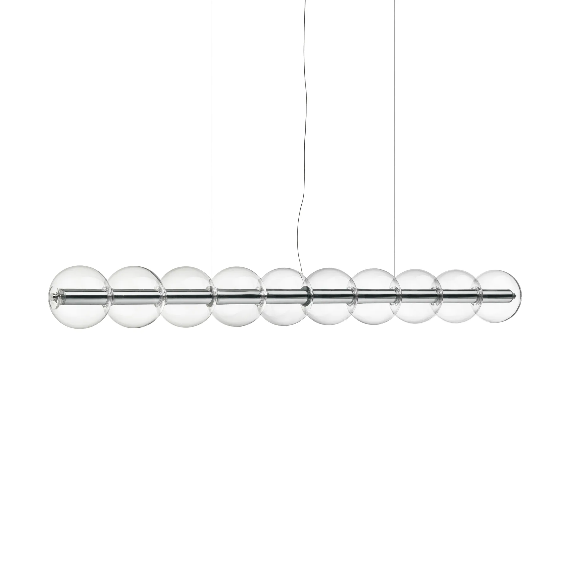 Suspension Luce Sferica S2 207,2 cm, Glass Flos