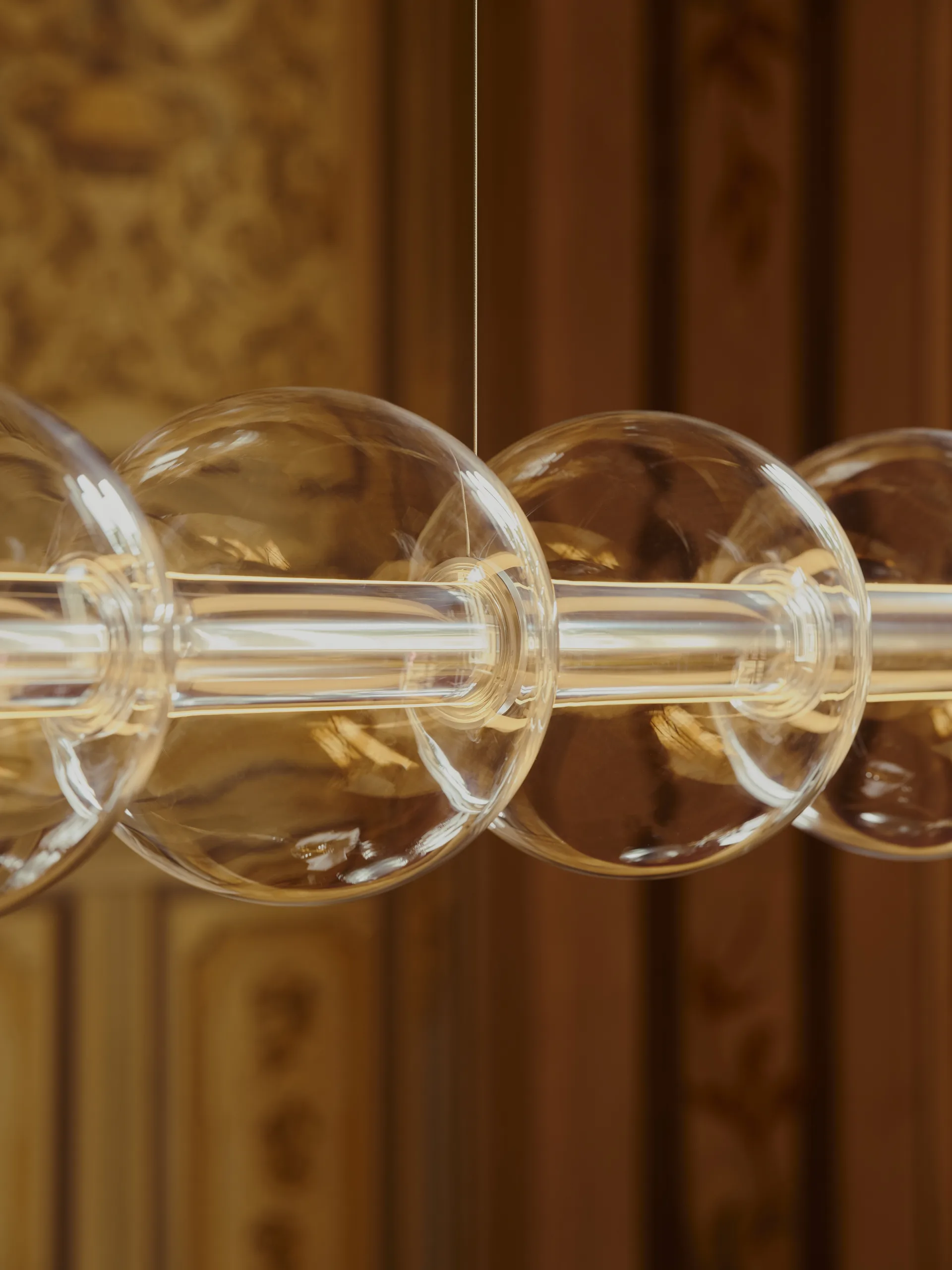 Suspension Luce Sferica S2 207,2 cm, Glass Flos