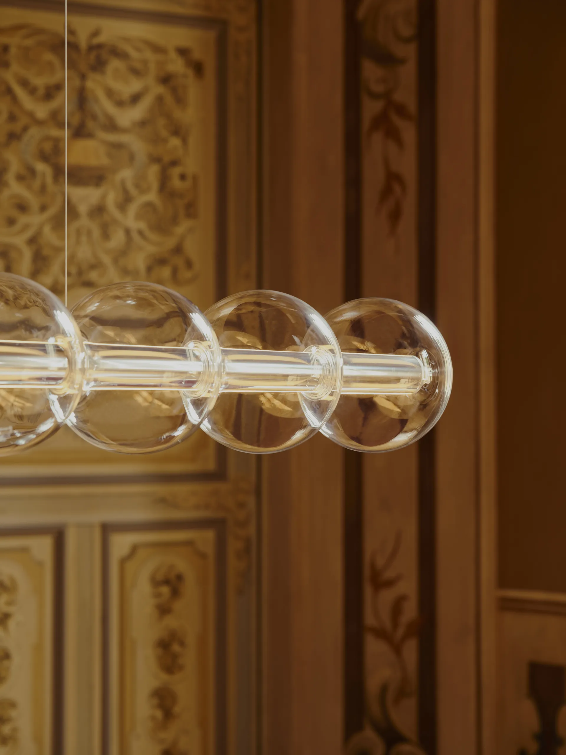 Suspension Luce Sferica S3 248,8 cm, Glass Flos