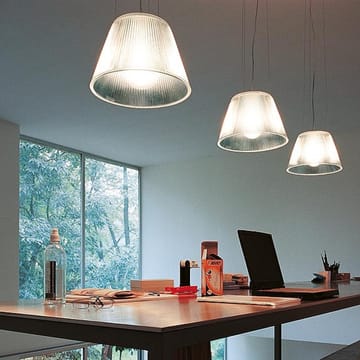 Suspension Romeo Moon S1 - Blanc-verre - Flos