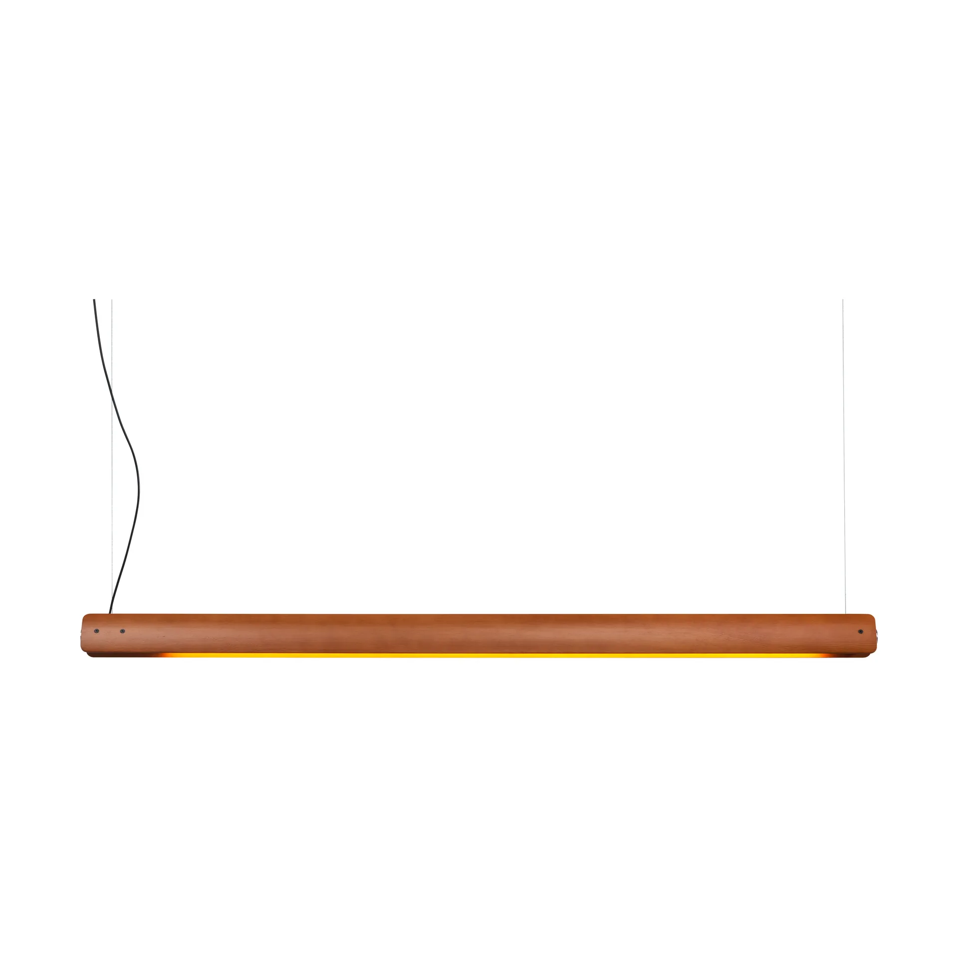 Suspension Seki-han 169,2 cm, Heat treatened ash-black metal Flos