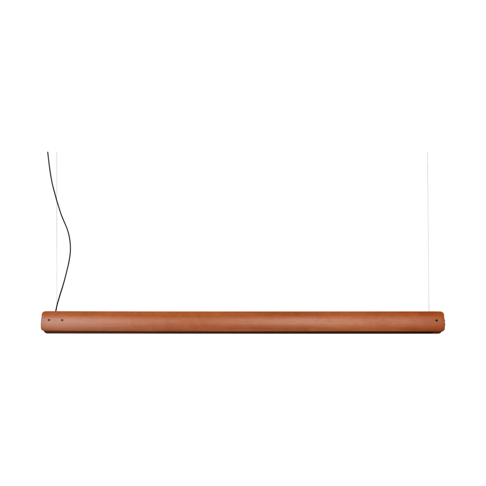 Suspension Seki-han 169,2 cm, Heat treatened ash-black metal Flos
