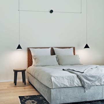 Suspension String Light Cone - Noir, câble 12 m - Flos