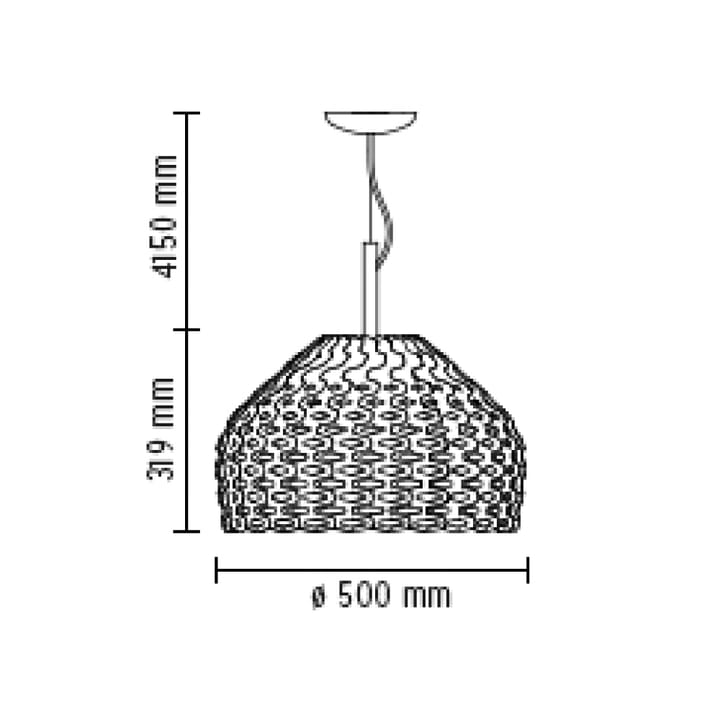 Suspension Tatou S2, Blanc Flos