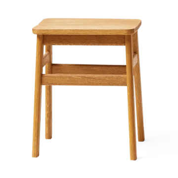 Angle Standard tabouret rond 45 cm - Chêne, Ø32x46 cm - Form & Refine