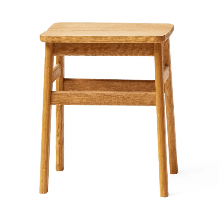 Angle Standard tabouret rond 45 cm - Chêne, Ø32x46 cm - Form & Refine