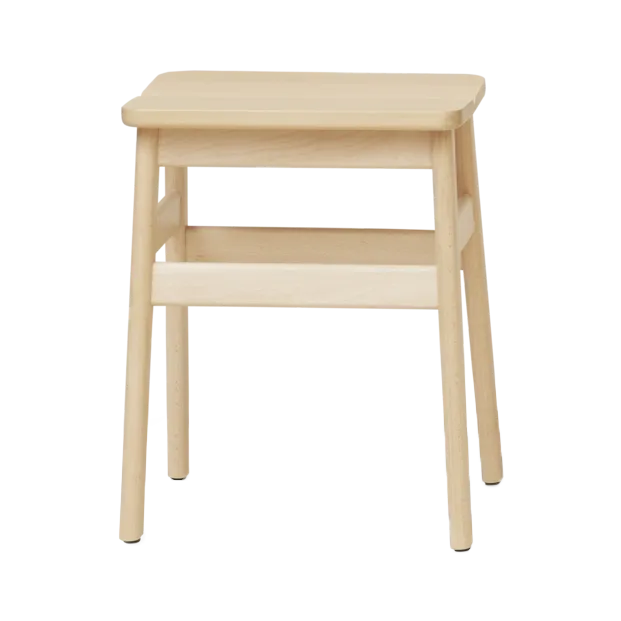 Form & Refine Angle Standard tabouret rond Hêtre, Ø32x46 cm