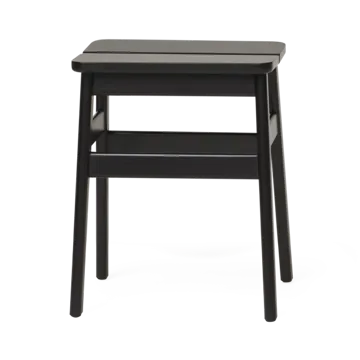 Angle Standard tabouret rond 45 cm - Noir, Ø32x46 cm - Form & Refine