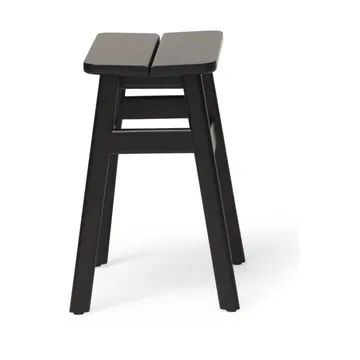 Angle Standard tabouret rond 45 cm - Noir, Ø32x46 cm - Form & Refine