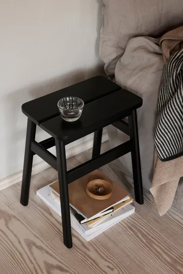 Angle Standard tabouret rond 45 cm - Noir, Ø32x46 cm - Form & Refine