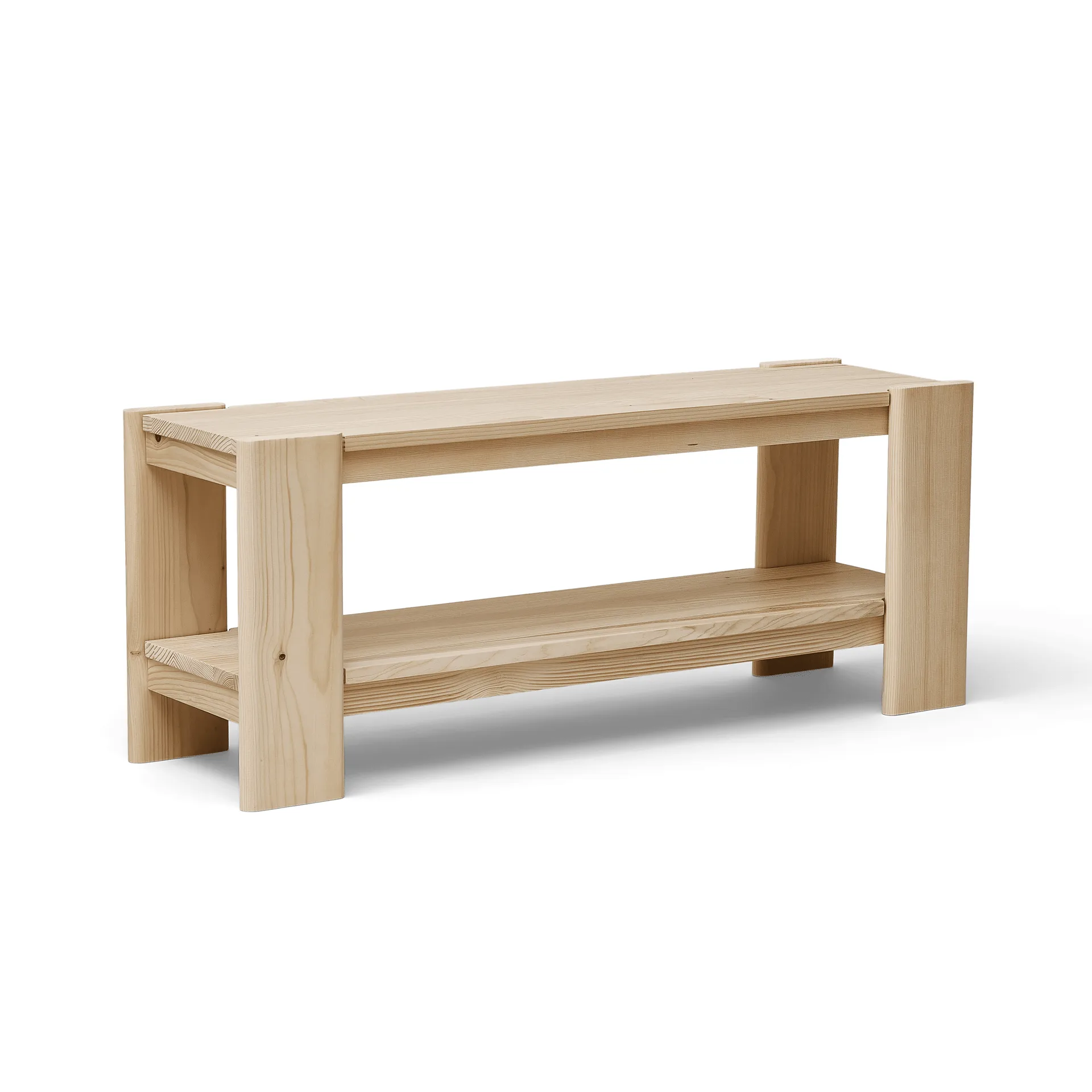 Banc Beam 112 cm, Bois de pin Form & Refine