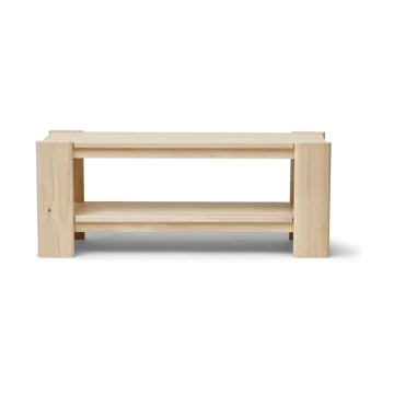 Banc Beam - Bois de pin, 112 cm - Form & Refine