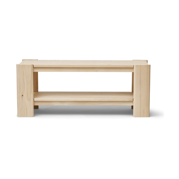 Banc Beam - Bois de pin, 112 cm - Form & Refine