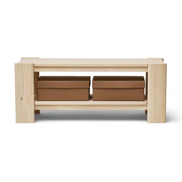 Banc Beam - Bois de pin, 112 cm - Form & Refine