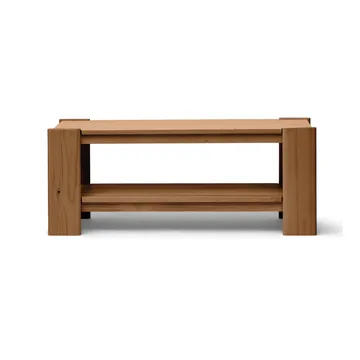 Banc Beam - Deep brown pine, 112x45x33 cm - Form & Refine
