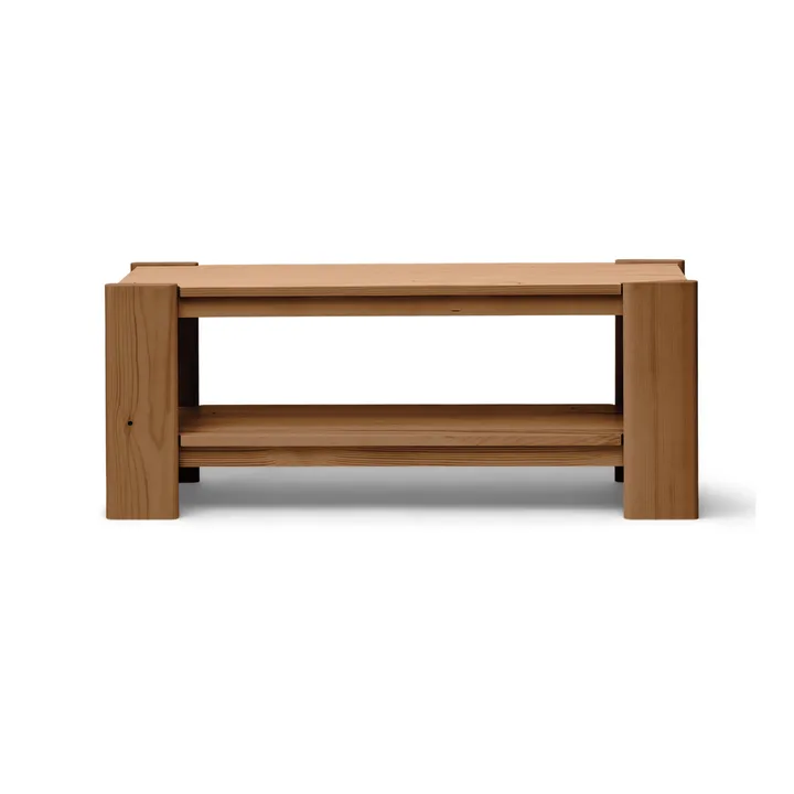 Banc Beam - Deep brown pine, 112x45x33 cm - Form & Refine