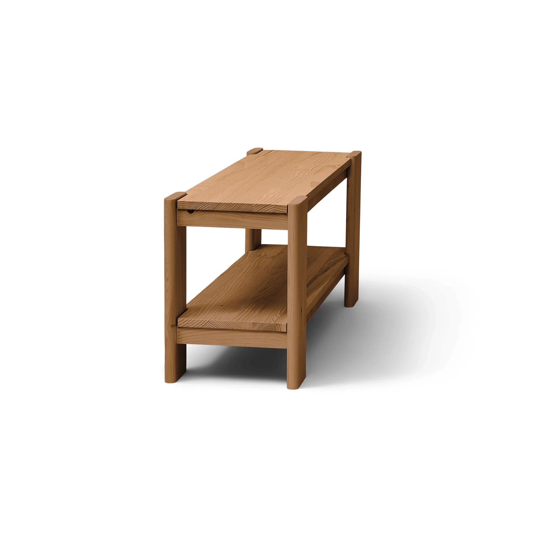Banc Beam, Deep brown pine, 112x45x33 cm Form & Refine