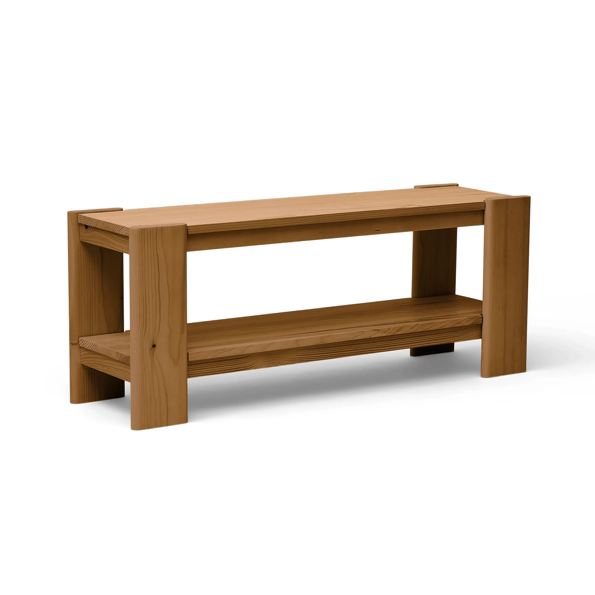 Banc Beam, Deep brown pine, 112x45x33 cm Form & Refine
