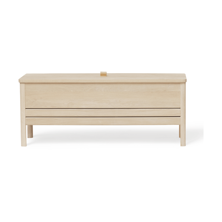 Banc de rangement A Line 111 cm - Chêne blanc - Form & Refine