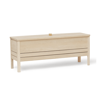 Banc de rangement A Line 111 cm - Chêne blanc - Form & Refine