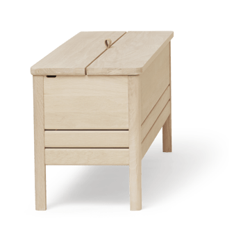 Banc de rangement A Line 111 cm - Chêne blanc - Form & Refine