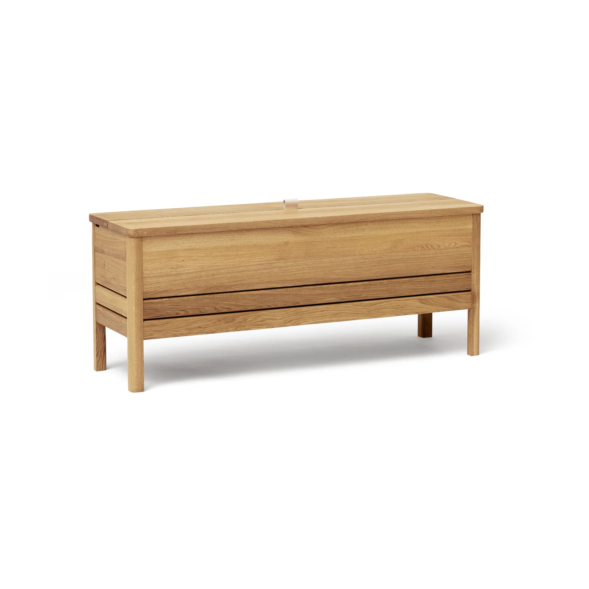 Banc de rangement A Line 111 cm, Chêne Form & Refine