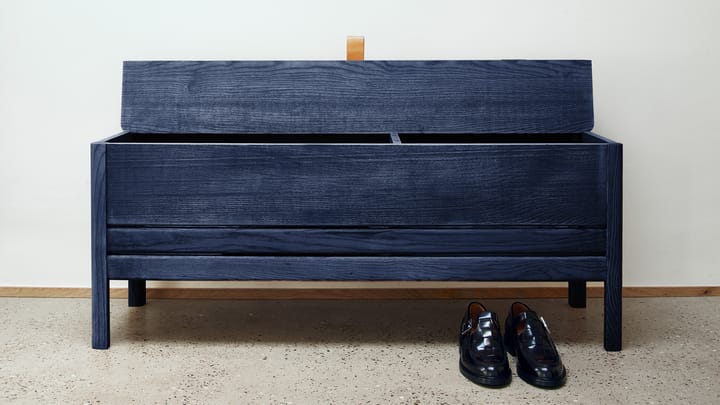 Banc de rangement A Line 111 cm, Indigo Blue Édition Spéciale Form & Refine