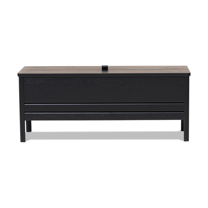 Banc de rangement A Line 111 cm - Noir - Form & Refine