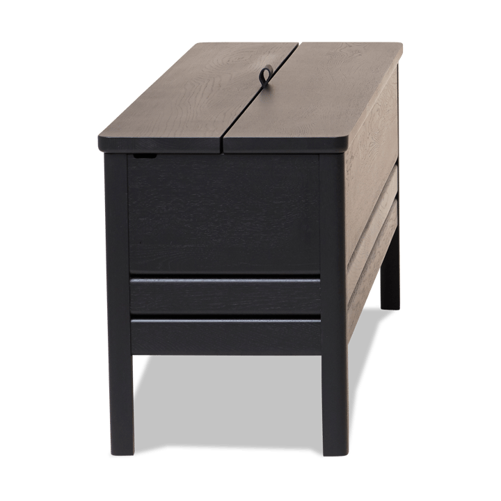 Banc de rangement A Line 111 cm, Noir Form & Refine
