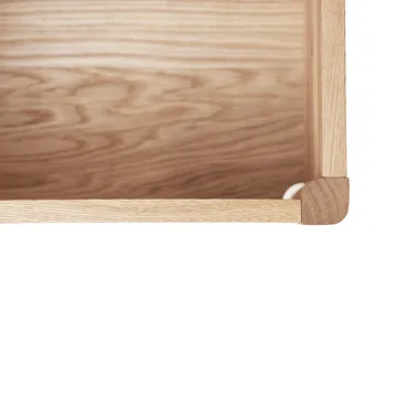Banc de rangement A Line 90 cm - Chêne blanc - Form & Refine