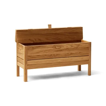 Banc de rangement A Line 90 cm - Chêne - Form & Refine