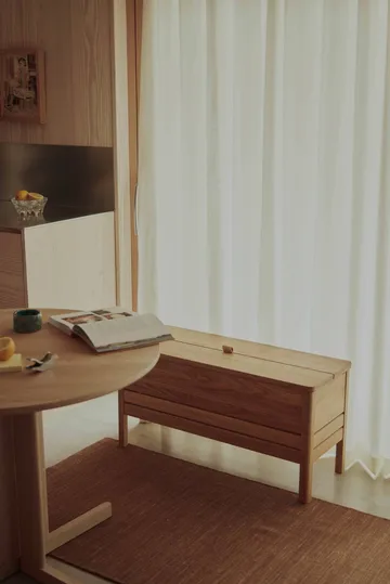 Banc de rangement A Line 90 cm - Chêne - Form & Refine