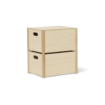 Boîte de rangement Pillar M - Hêtre - Form & Refine